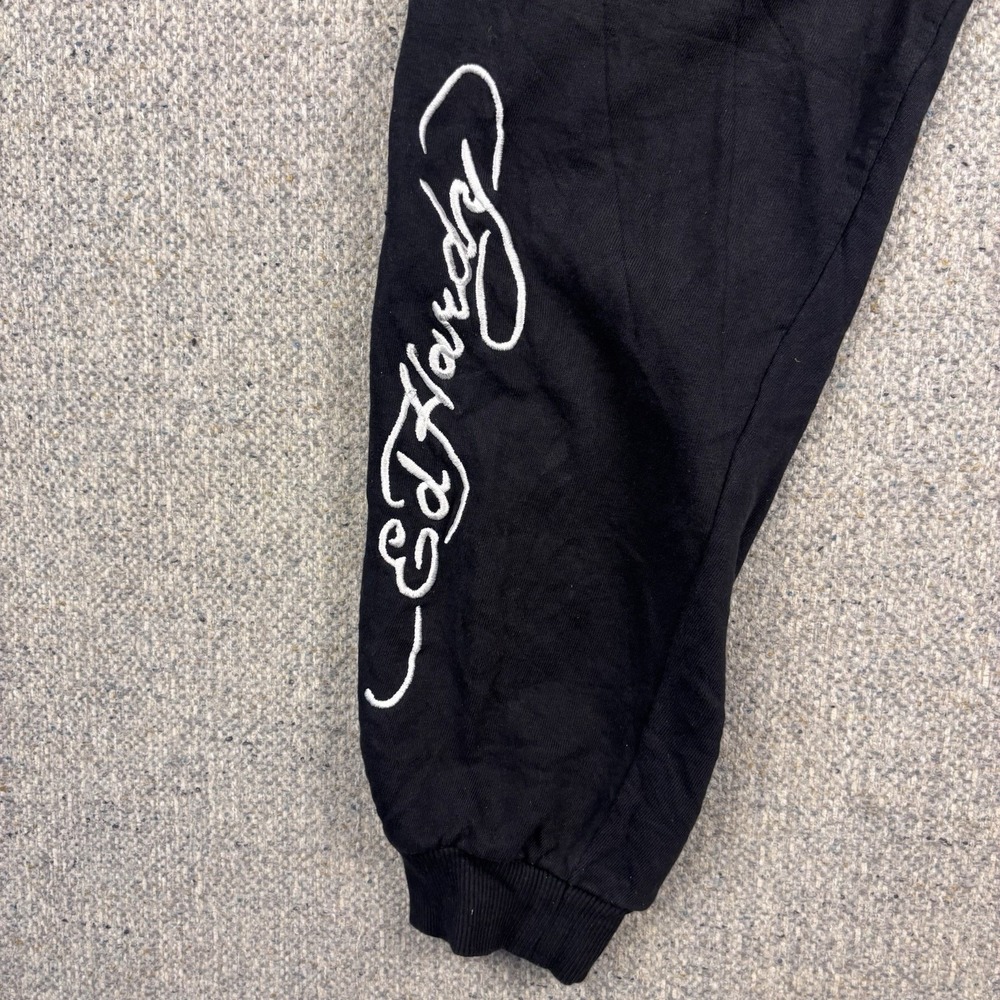 Ed Hardy Kids Black Jogger Sweatpants Tiger Embroidery Streetwear‎ - Picture 4 of 8